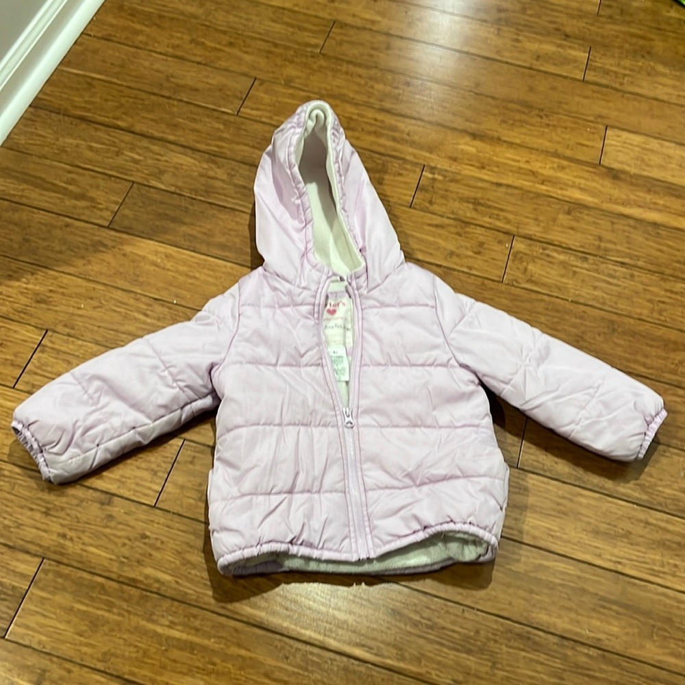 Excellent (gently) used condition-Carter’s size 4t toddler girl lined puffer